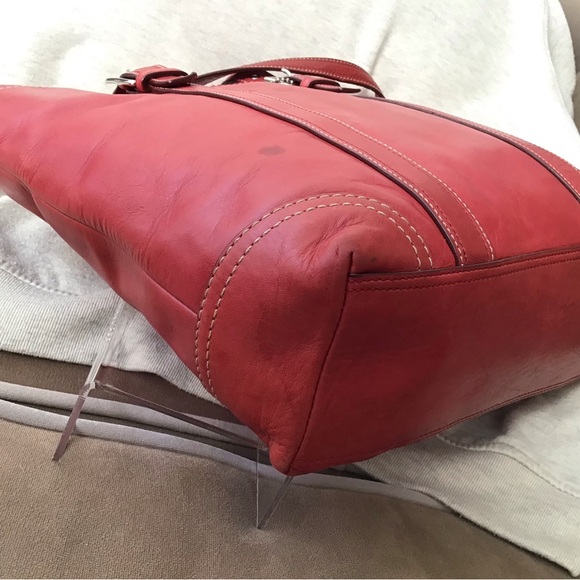 Vtg Coach Hampton Leather Tote E063-F10194 - Picture 2 of 15